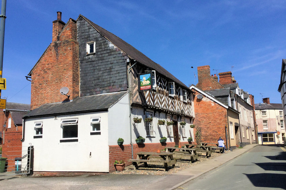 White Hart Inn Ellesmere photograph